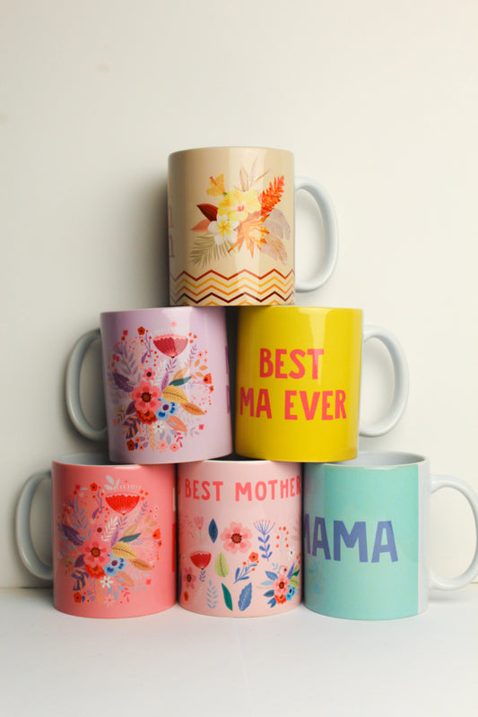 Floral Mugs for Mom