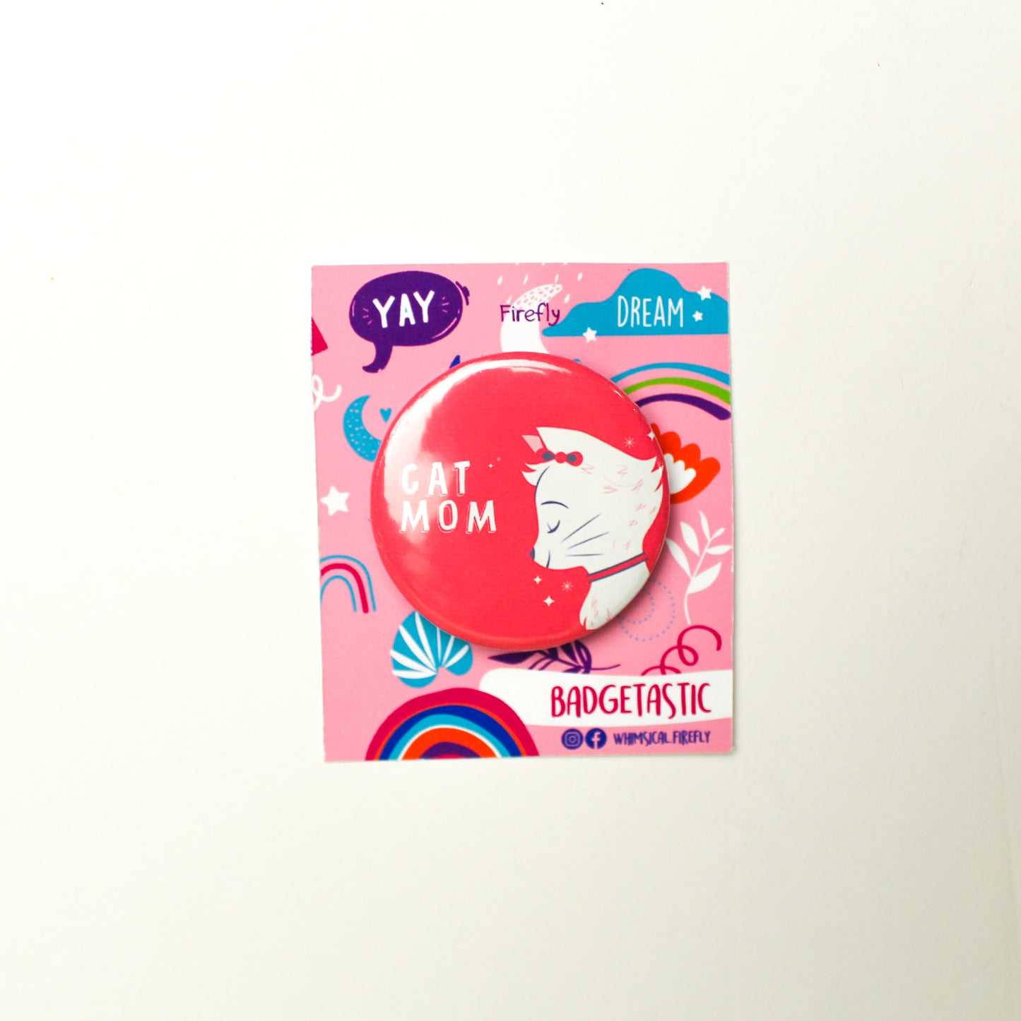 Cat Mom Badge