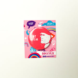 Cat Mom Badge