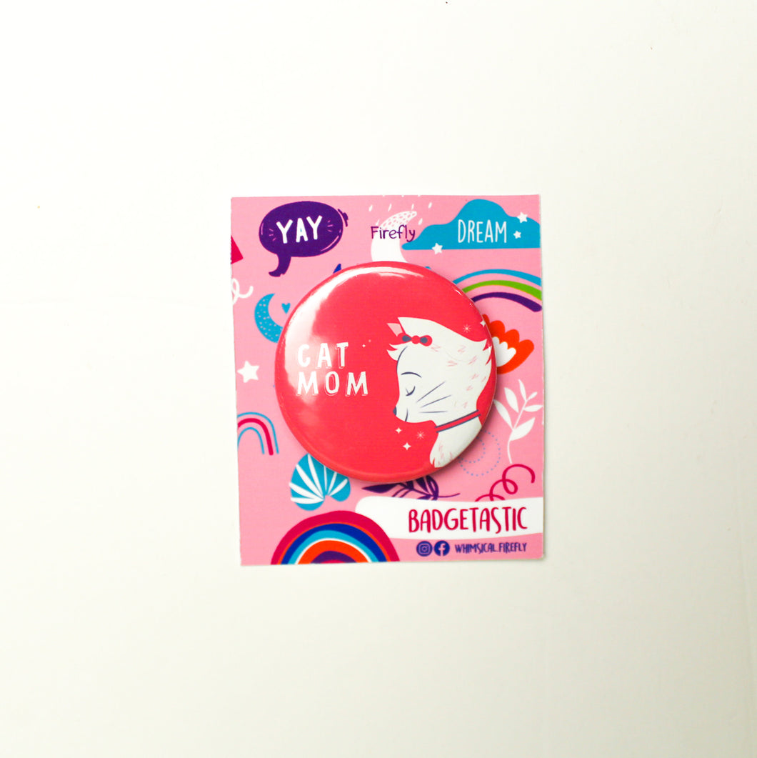 Cat Mom Badge