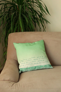 Green at Heart Dil se Pakistani Cushion Cover