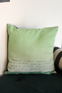 Green at Heart Dil se Pakistani Cushion Cover