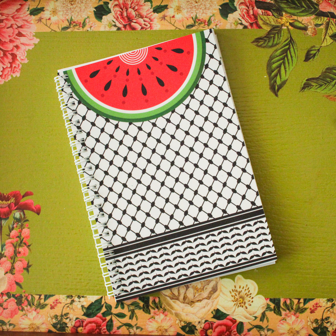 Keffiyeh Watermelon Notebook – Firefly
