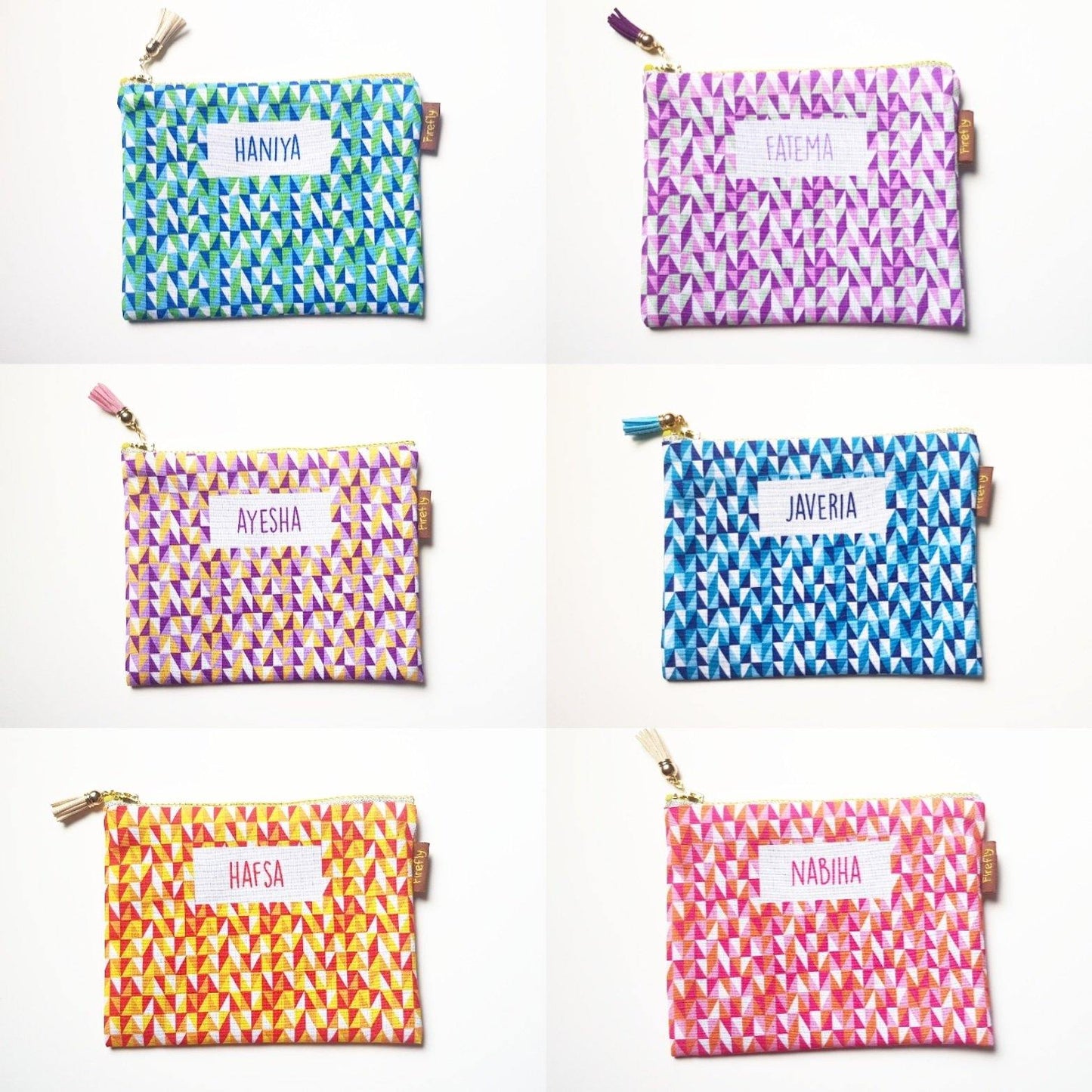 Geometric Zipper - Firefly