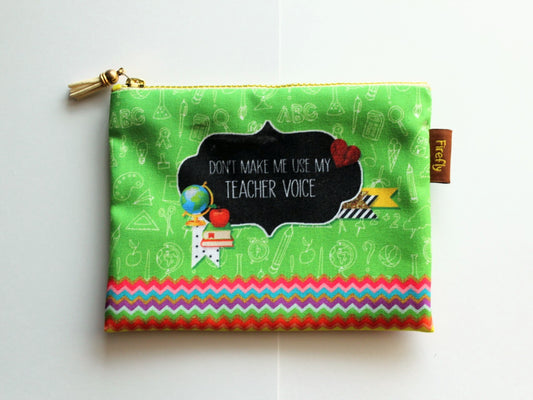 Teacher Voice Zipper