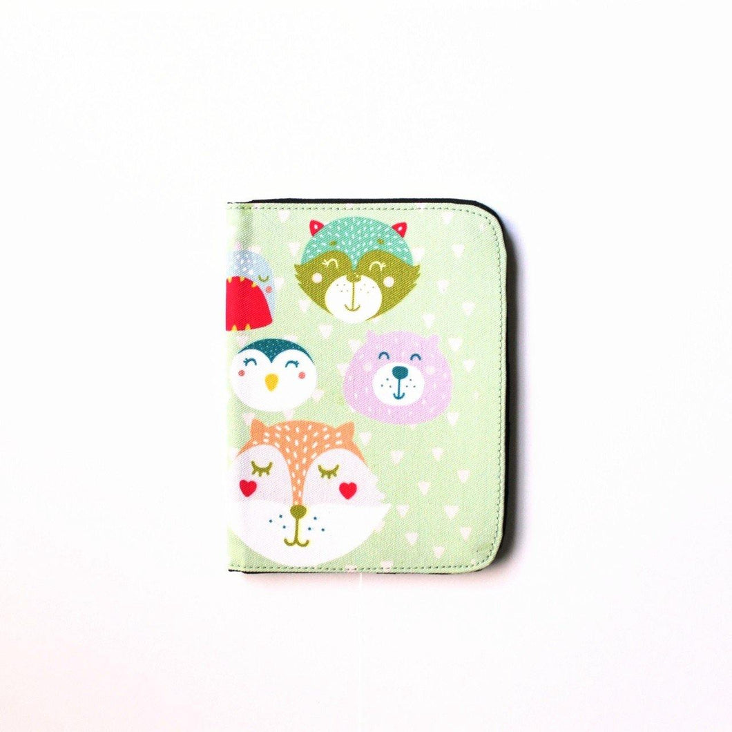 Cute Critters Passport Cover - Firefly