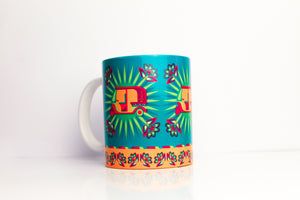 Teal Rikshaw Mug