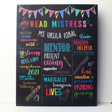 Load image into Gallery viewer, Faux Chalkboard Principal - Mentor Plaque