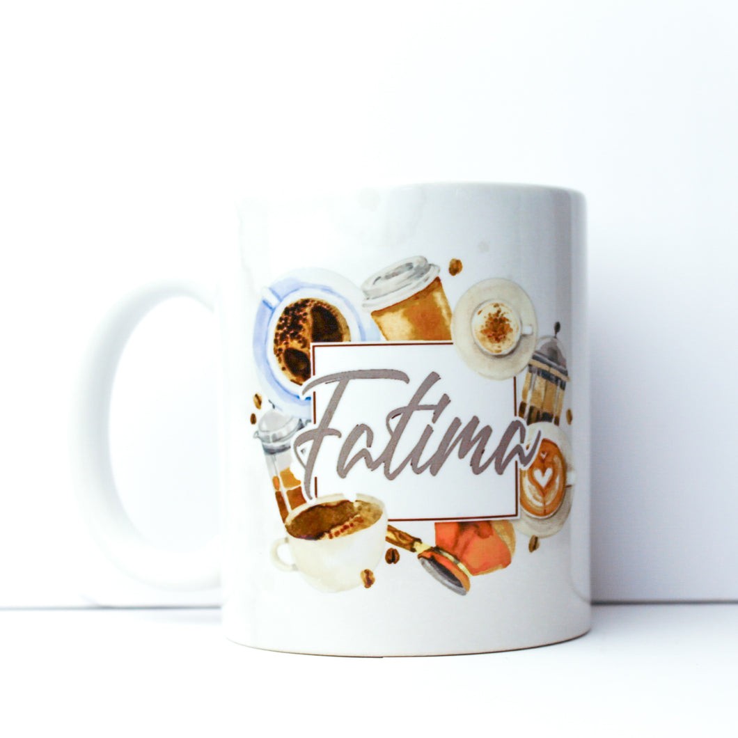 Caffeine - Watercolor Washes Mug