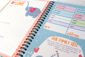 Confetti Love - Baby Milestone Book