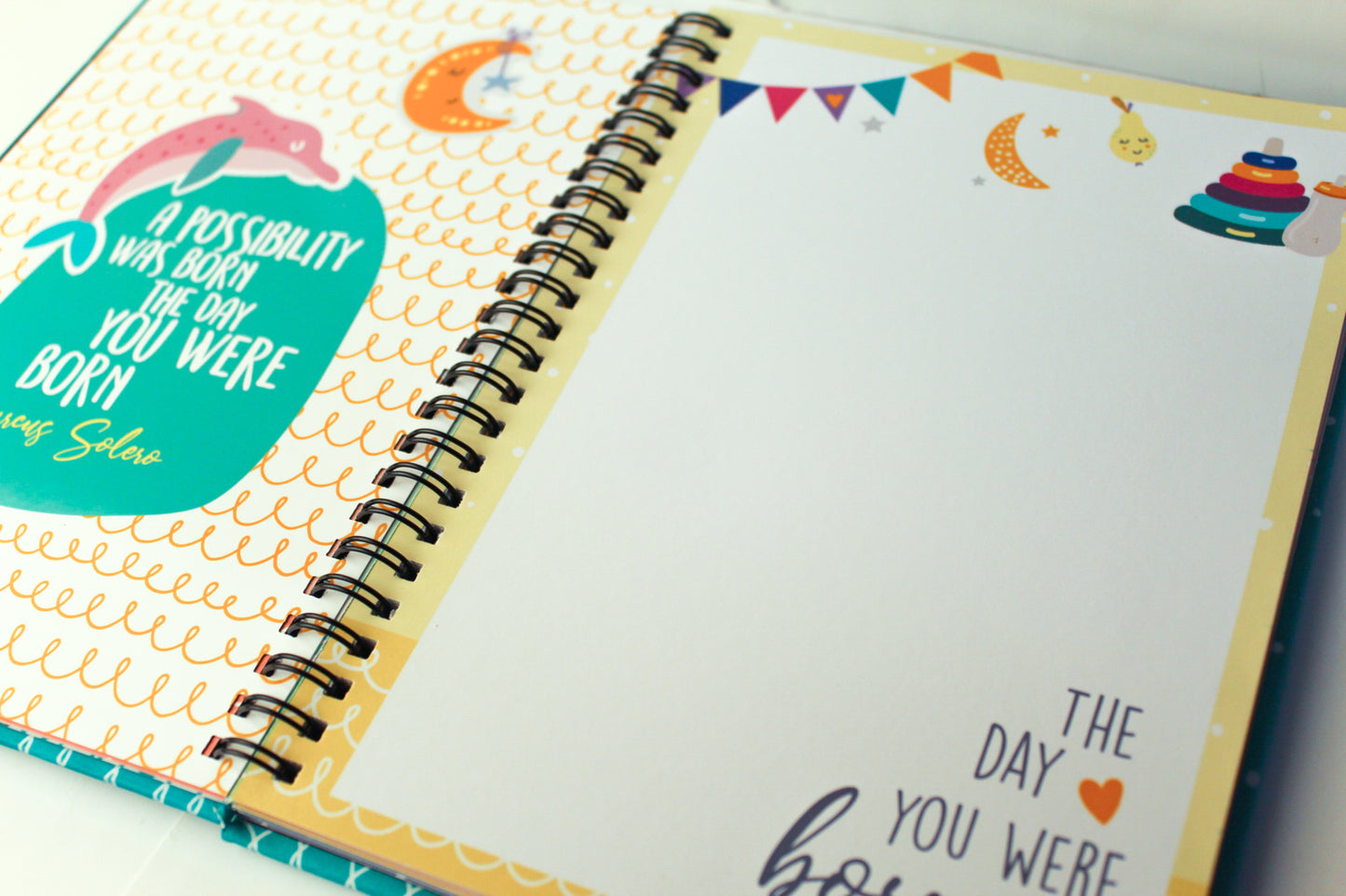 Confetti Love - Baby Milestone Book