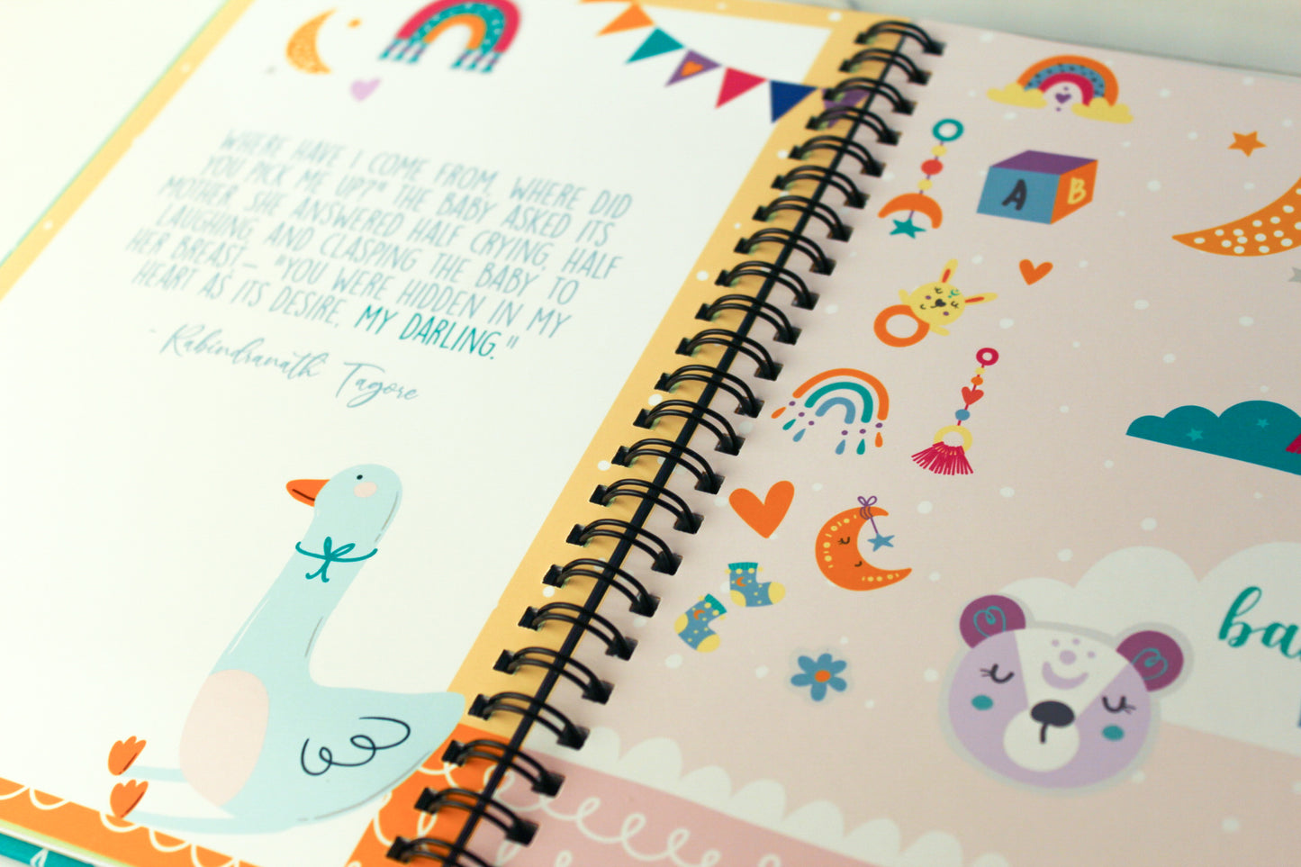 Confetti Love - Baby Milestone Book