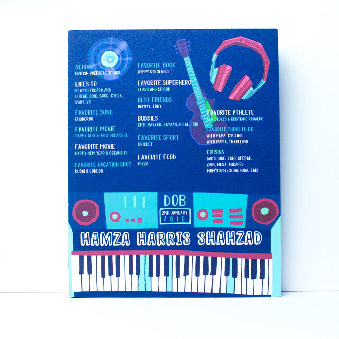 Music Track List Inspired Plaque