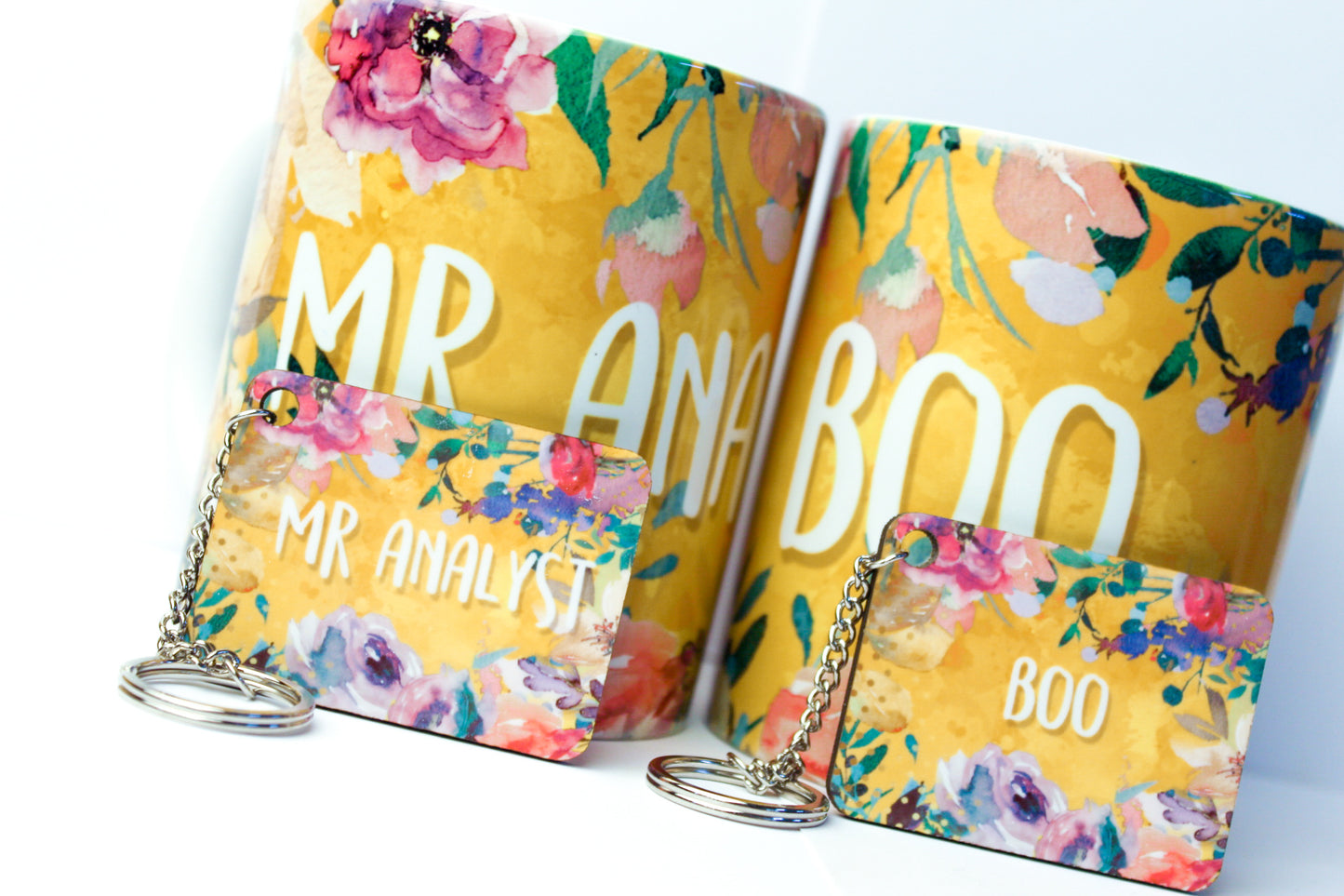 His and Hers Lagoon Mug Set (Chrome)