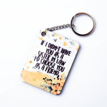 Load image into Gallery viewer, Sister in Law Keychain