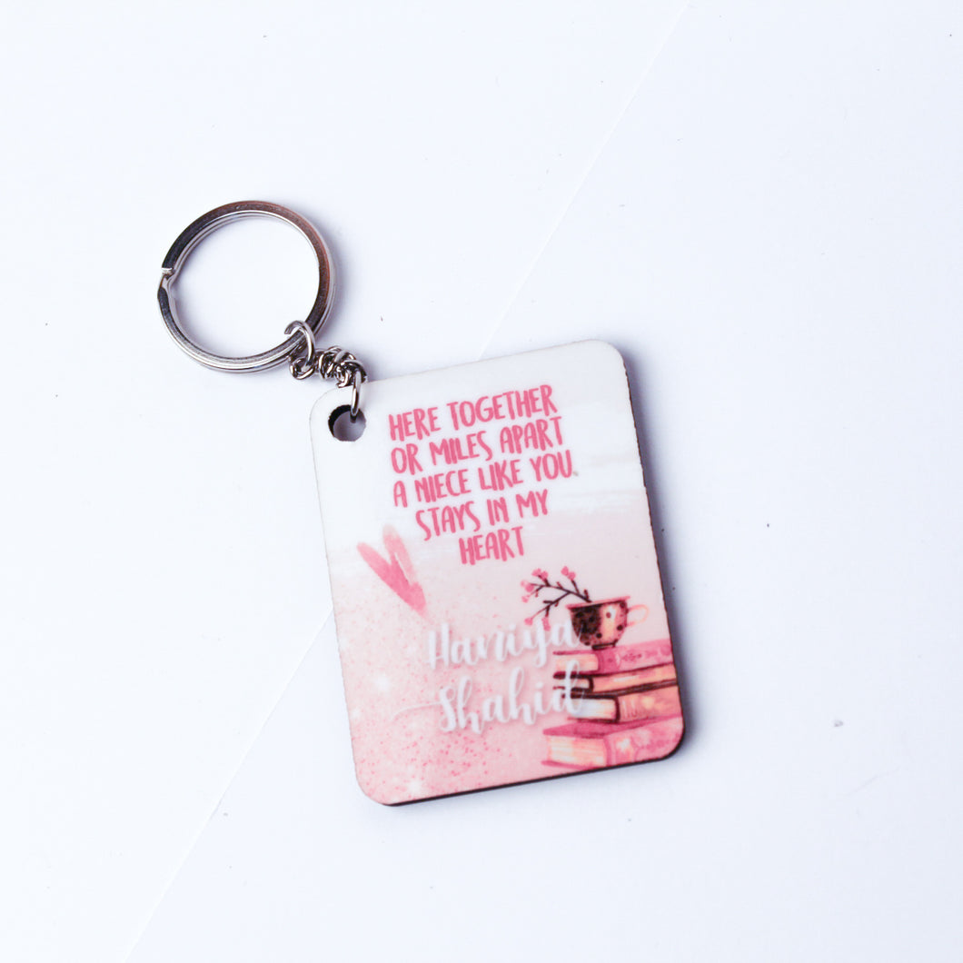Niece Miles Apart Keychain