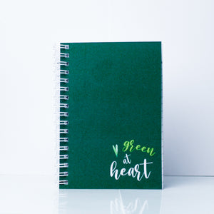 Green at Heart Mini Notebook
