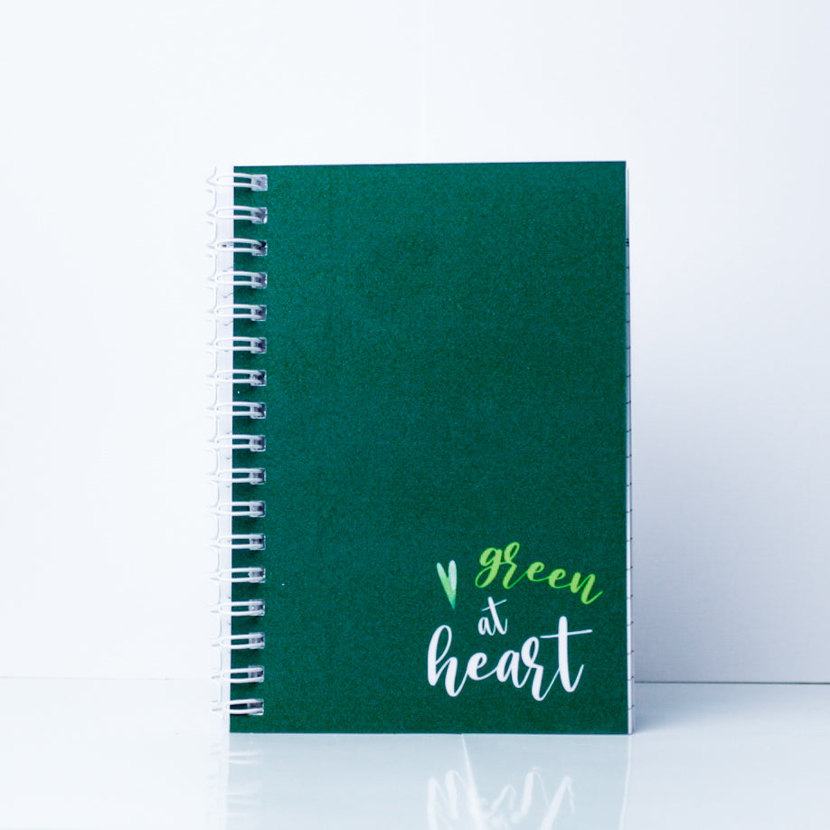 Green at Heart Mini Notebook