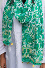 Load image into Gallery viewer, Patriotically Paisley Scarf