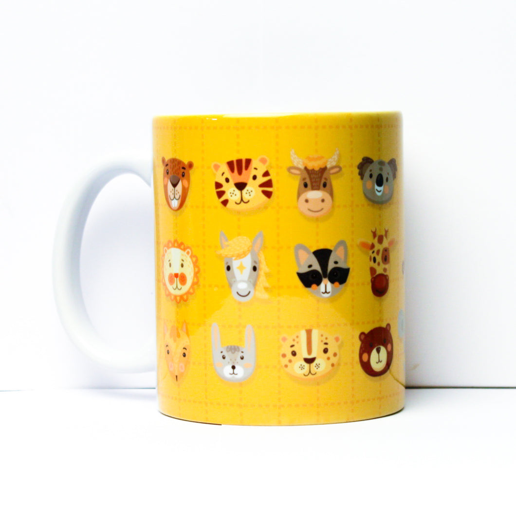 Yellow Animals Mug