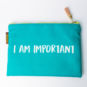 I Am Important Zipper