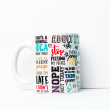 Load image into Gallery viewer, Sass and Sarcasm for Introverts Mug