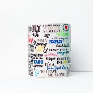 Sass and Sarcasm for Introverts Mug