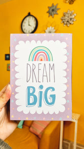 Dream Big Nursery Plaque