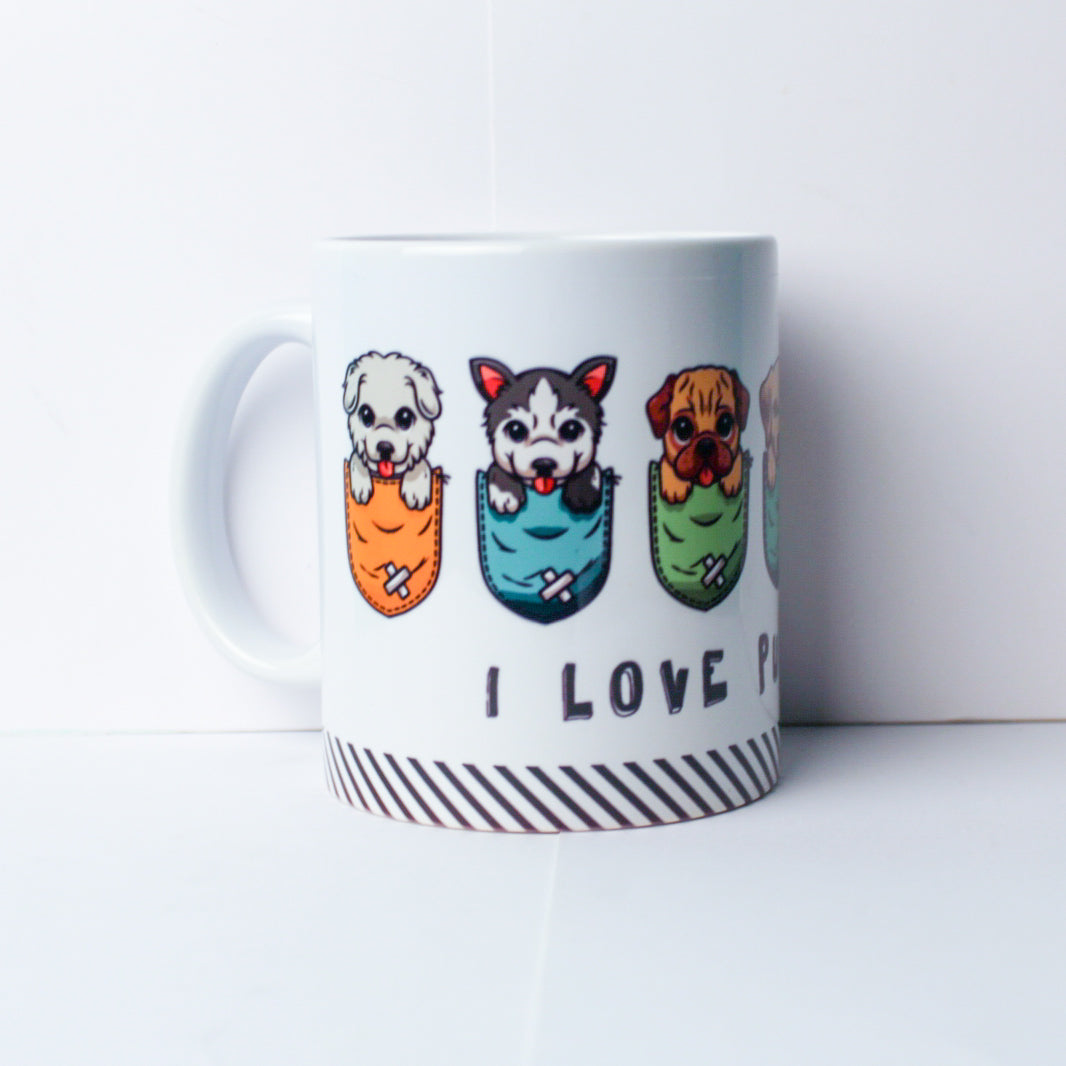 I love puppies Mug