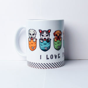 I love puppies Mug