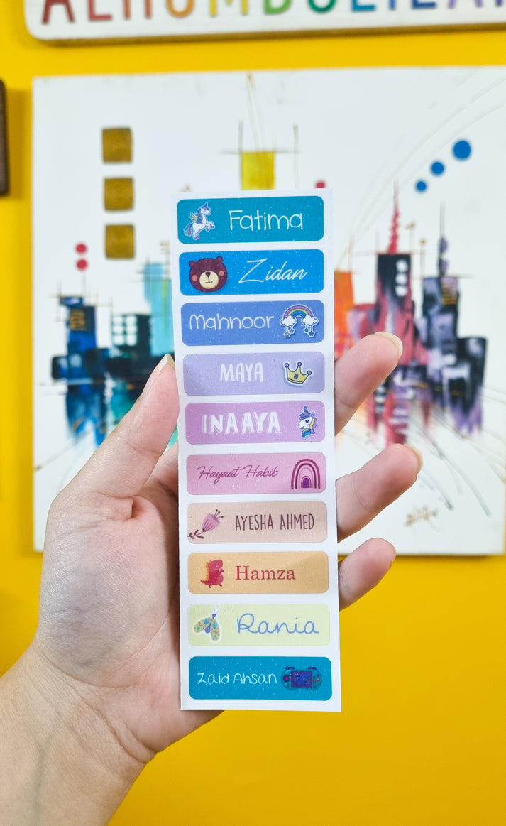 Cute Personalized Labels – Firefly