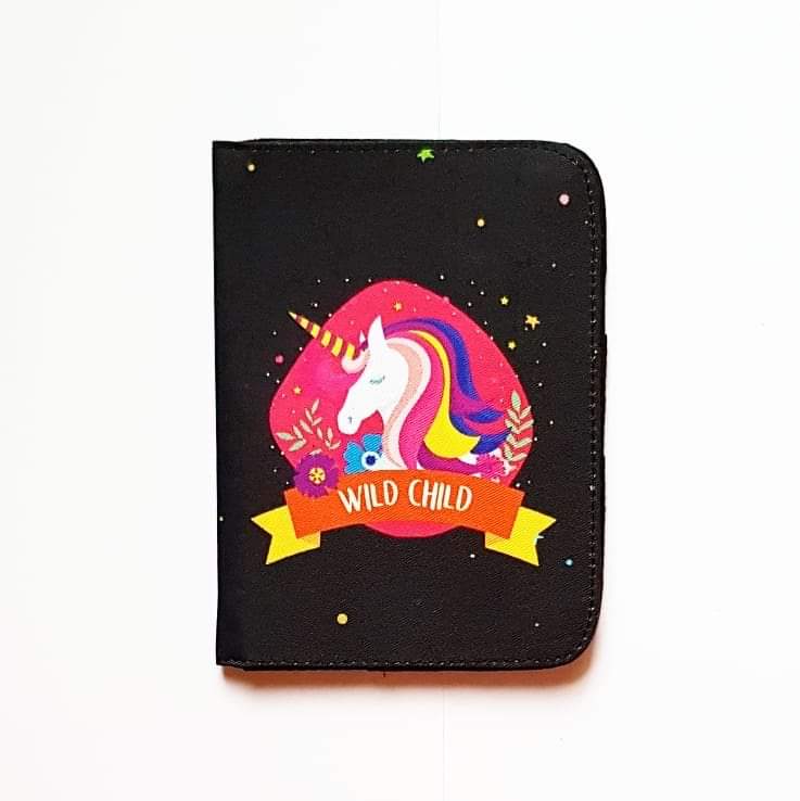 Wild Child Unicorn Passport Cover