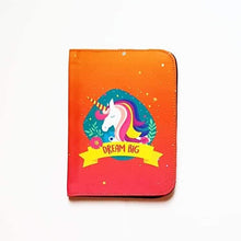 Load image into Gallery viewer, Dream Big Unicorn Passport Cover - Firefly