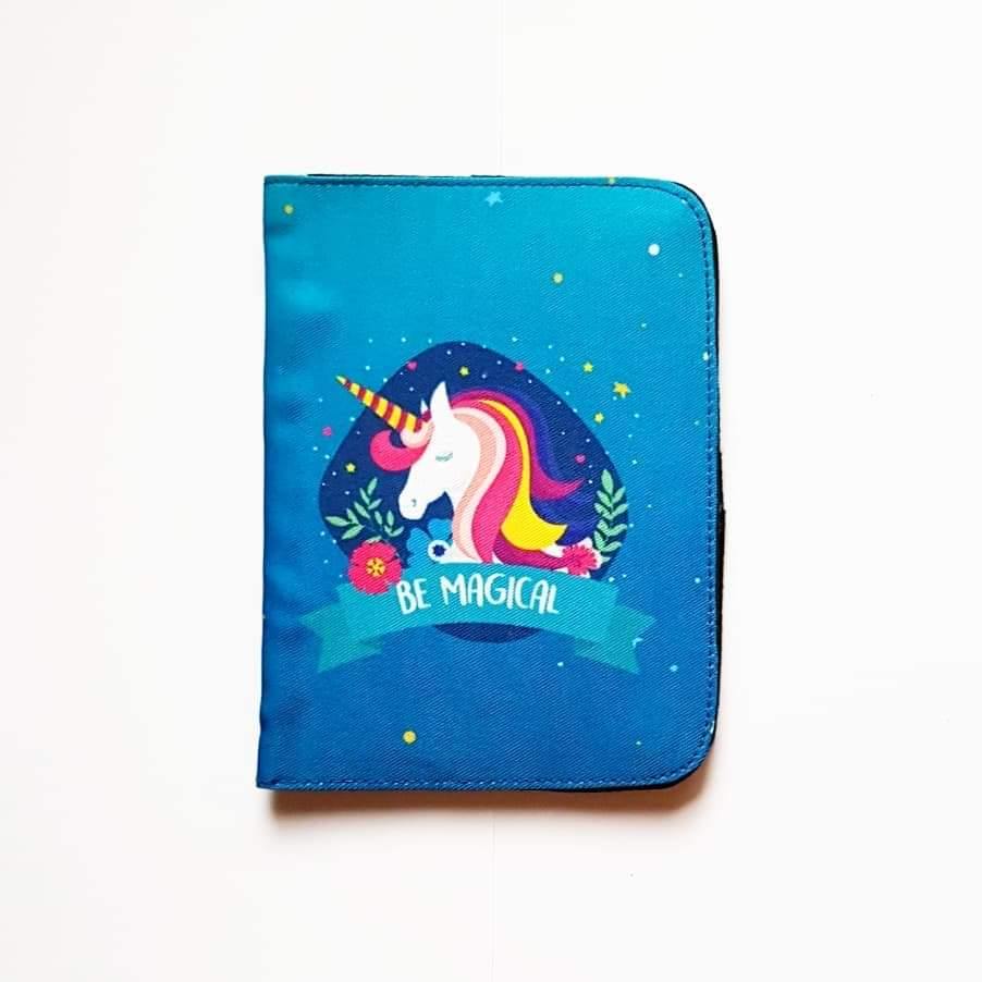 Be Magical Unicorn Passport Cover - Firefly