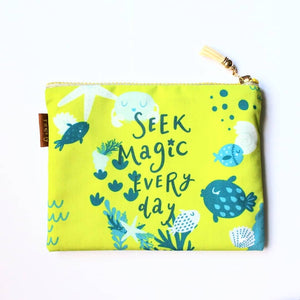 Seek Magic Every Day Zipper