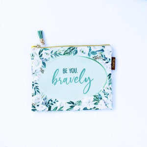 Be You Bravely Zipper - Firefly