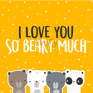 I love you so Beary Much Magnet