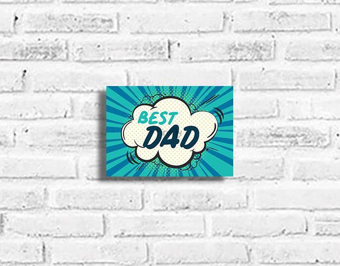 Comic Best Dad Plaque - Firefly