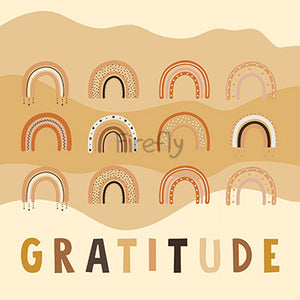 Boho Gratitude Magnet