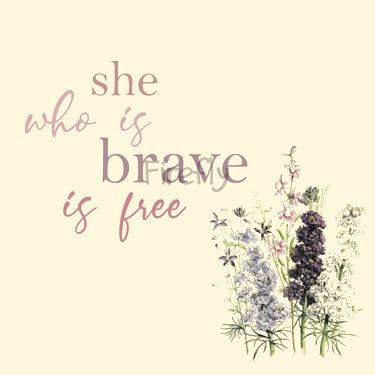 She Who is Brave Is Free Magnet