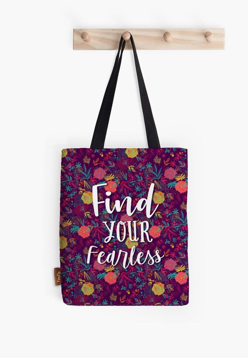 Find Your Fearless Tote - Firefly