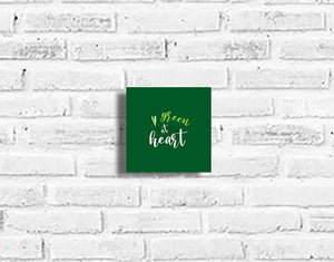 Green at Heart Plaque
