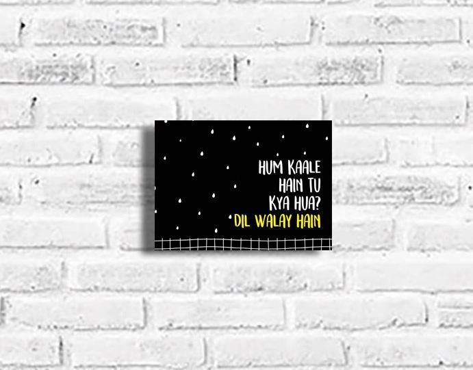 Hum kaale hain tu... plaque - Firefly