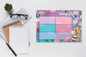 Lagoon Weekly Dry Erase Planner