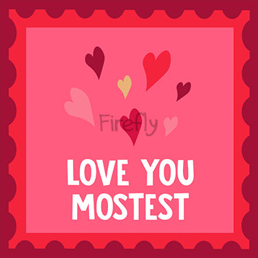 I love you Mostest Magnet