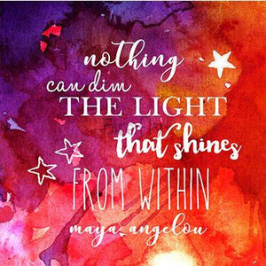Light that Shines - Maya Angelou Magnet - Firefly