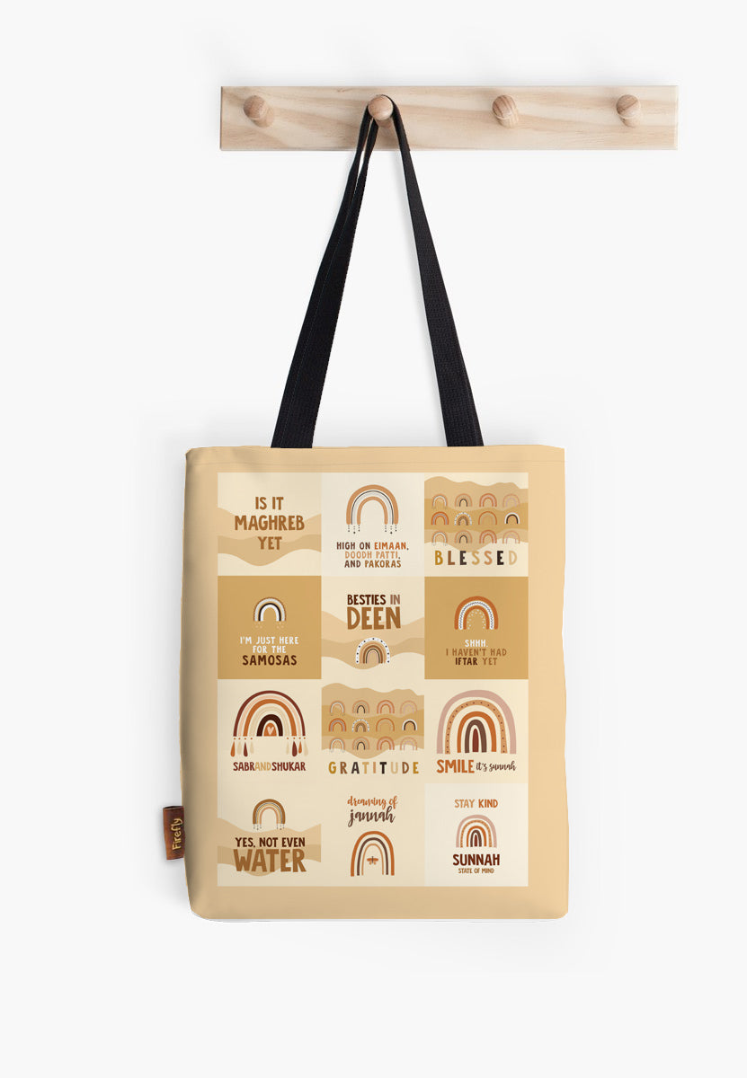 Boho Muslim Memes Tote