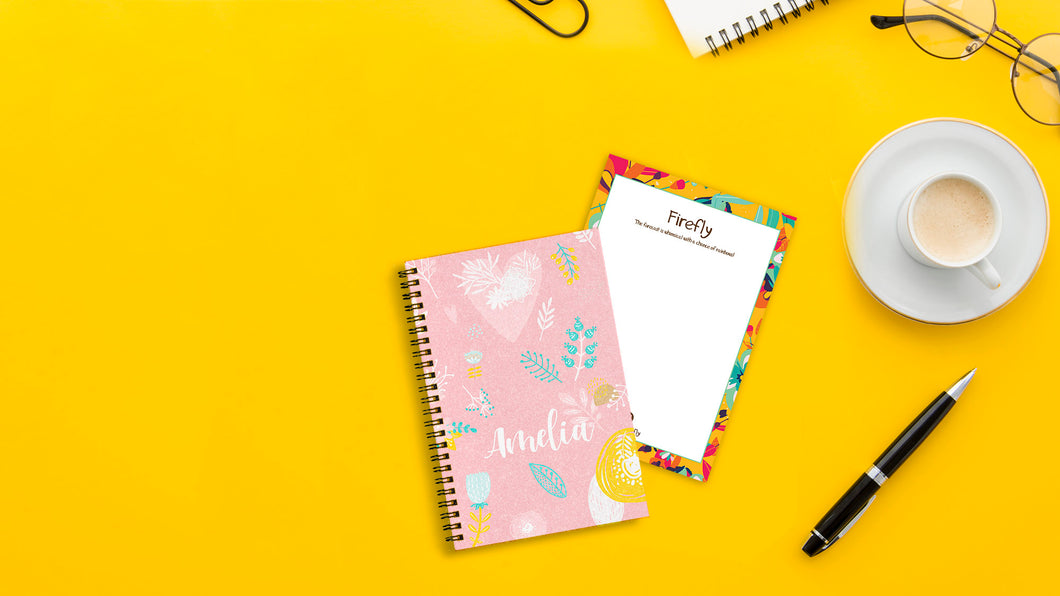 Pastel Doodles Mini Notebook