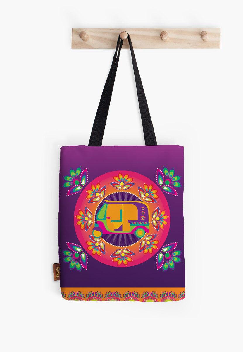Retro Rikshaw Truckart Tote
