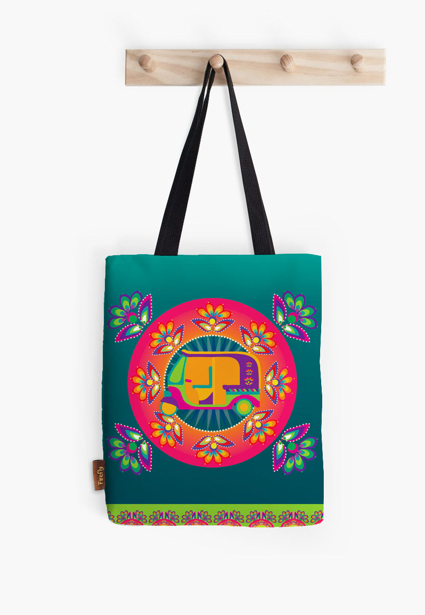 Retro Rikshaw Truckart Tote